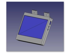 elecrow 7 pulgada 1024 600 hdmi lcd monitor toque pantalla caso funda zoll 7inch táctil 3d print model - Mito3D