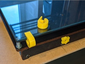 glass bed clip heated clips heat 3d print model - Mito3D