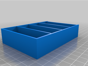customized tiny bookcase 3d print model - Mito3D