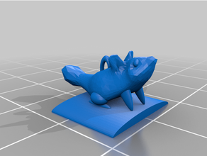 chinchilla keychain animal pet rodent 3d print model - Mito3D