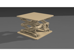 laser engraving lifting table adjustment 3d print model - Mito3D