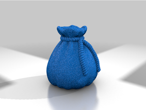 piccolo bottino sacco sacchetto dnd puntello eleode oro oggetti scena 3d print model - Mito3D