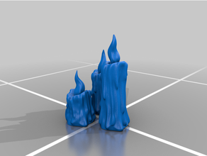 candles candle dnd prop eleode props 3d print model - Mito3D