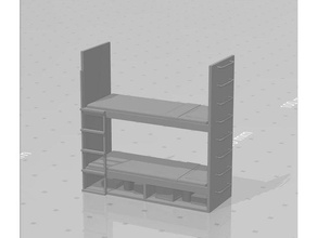 28mm modern bunk beds bed big rig gaslands ho scale military miniature 3d print model - Mito3D