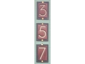house numbers 3d number plate street 3d print model - Mito3D