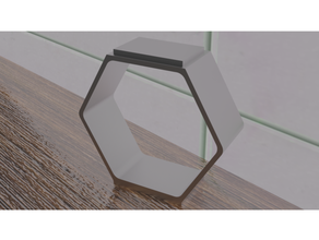 modulaire hexagone modèle étagère DIY extensible modèles supporter 3d print model - Mito3D
