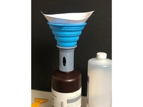 elegoo resin filter funnel holder adapter mars 3d print model - Mito3D