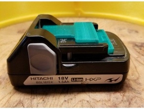 hitachi 18v bsl1815x battery cover 3d print model - Mito3D