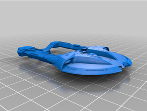 star yürüyüş Steamrunner sınıf gemi federasyon uzay gemisi yıldız Yıldız Savaşları 3d print model - Mito3D