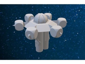 star yürüyüş hakimiyet yıldız üssü jem 39 hadar Yıldız Savaşları 3d print model - Mito3D