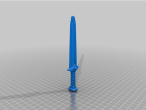 nanico pugnale penna bic coltello skyrim arma 3d print model - Mito3D
