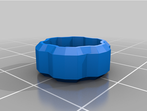 personalizado polegar botão métrica 3d print model - Mito3D