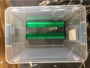 simples filamento carretel ficar pé esterilite 20 litro 20quart caixa seca suporte 3d print model - Mito3D