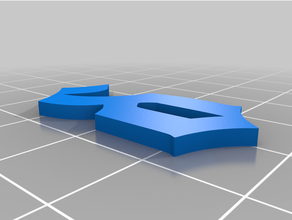 Aşağı parlaklık grup logo Kaya 3d print model - Mito3D