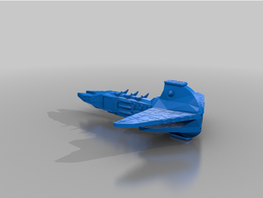 étoile randonnée cardassien vautour classe navire Star Trek 3d print model - Mito3D