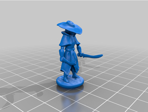 kılıç Sapancı Zindanlar ejderhalar fantezi oyun minyatür masaüstü 3d print model - Mito3D