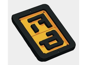 infinifativo PIN distintivo soberano zactrônica 3d print model - Mito3D