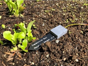 soil moisture sensor cover arduino automotive garden garduino 3d print model - Mito3D