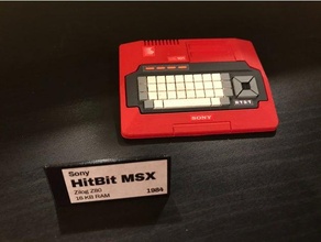 mini Sony hitbit msx hb 101 miniature rétro 3d print model - Mito3D