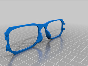 bicchieri lentes occhiali 3d print model - Mito3D