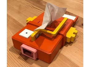 Magikarp tecido distribuidor Pokémon caixa suporte 3d print model - Mito3D