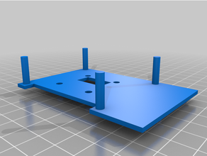 nfj dac + frambuesa pi 4 ventilador caso funda 4b rpi 3d print model - Mito3D
