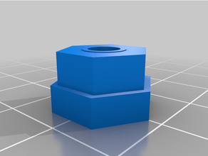 hexagonal écrou 110 rc small 3d print model - Mito3D