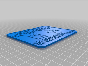 dont touch anycubic i3 mega sign 3d print model - Mito3D