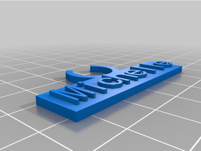 michelle personalizzato 3d print model - Mito3D