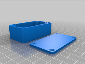 openscad shape25 caja redondeado cable 3d print model - Mito3D