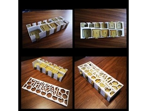 tikal têmpora peças armazenamento caixa 3d print model - Mito3D