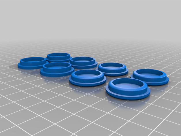 cover caps 20mm diameter cap 3D print model - Mito3D