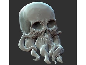 tentacule crâne 3d print model - Mito3D