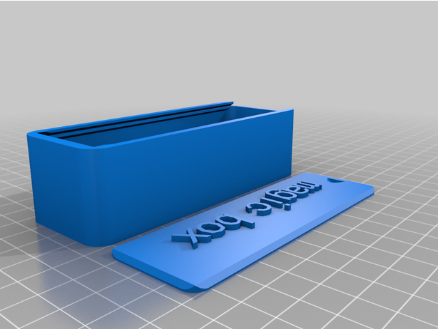 özelleştirilmiş Kutu göz kapakları büyü 3D print model - Mito3D