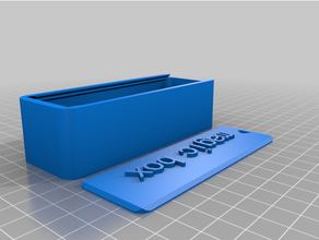 customized box lidschets magic 3d print model - Mito3D