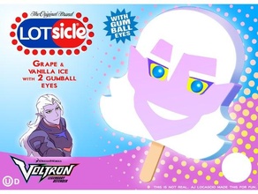 parti Lotor buzlu şeker Hayali işler animasyon Efsanevi voltron prenses prens Voltron 3d print model - Mito3D