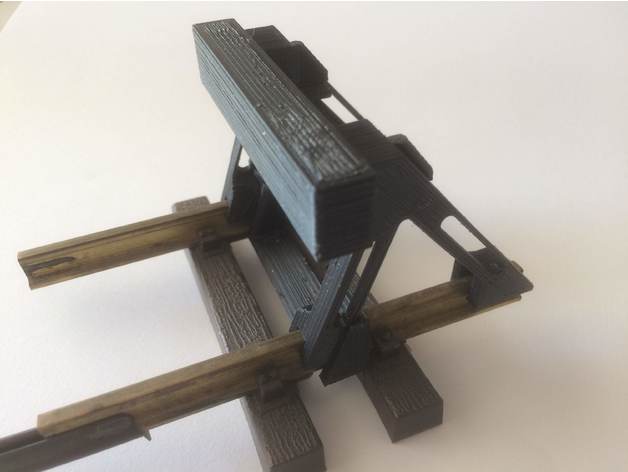 buffer scala g scale giardino ferrovia Aperto 3D print model - Mito3D