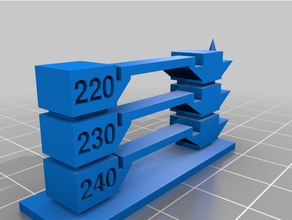 angepasst Temperatur Turm Ausführung 220 240 3d print model - Mito3D