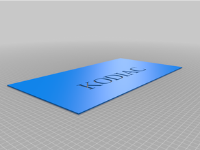 personalizado totalmente Customizável estêncil 3d print model - Mito3D