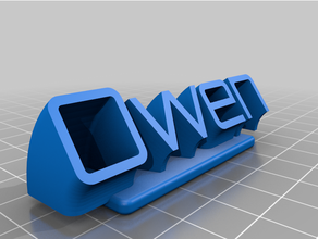 Owen personalizado 3d print model - Mito3D