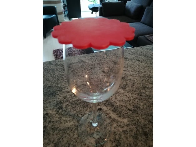 protection cover wine glass deckel weinglas 3D print model - Mito3D