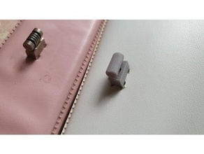lock fastener barbie case box 3d print model - Mito3D