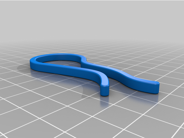 agrafe 24mm 3D print model - Mito3D