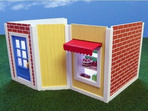 panadería calicó bicho casa muñecas miniatura playmobil Tienda Sylvanian familias 3d print model - Mito3D