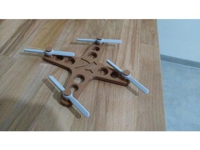 giocattolo quadricottero drone dual puntello 3d print model - Mito3D