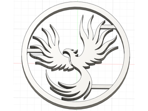 phoenixstar logo phoenix 3d print model - Mito3D