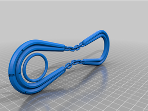 herradura anillo rompecabezas 3d print model - Mito3D