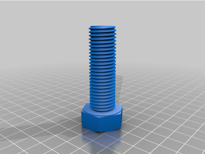 metric bolt 3d print model - Mito3D