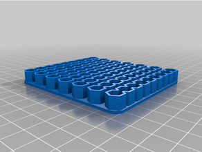 customized parametric simple bitholder v2 9x7 3d print model - Mito3D