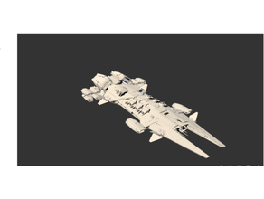 star citizen - javelin cig game immersionrc rsi space spaceship 3d print model - Mito3D